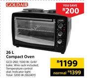 Goldair 26Ltr Compact Oven GCO-260