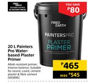 Fired Earth Painters Pro Water Based Plaster Primer-20Ltr