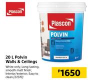 Plascon Polvin Walls & Ceilings-20L