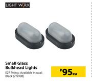 Lightworx Small Glass Bulkhead Light-Each