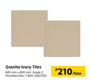 Granito Ivory Tiles 600 mm x 600 mm-Per Box