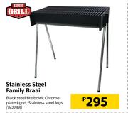 Expert Grill Stain Steel Family Braai 
