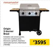 Megamster Origin 3 Burner Braai