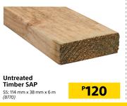 Untreated Timber SAP