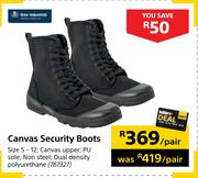 Bata Industries Canvas Security Boots-Per Pair