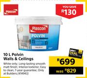 Plascon Polvin Walls & Ceilings-10L