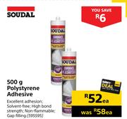 Soudal Polystyrene Adhesive-500g Each