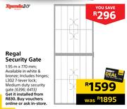 Xpanda DIY Regal Security Gate-1.95m x 770mm