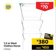 Clean Day 1.5m Steel Clothes Horse