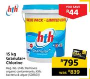 HTH 15Kg Granular+ Chlorine