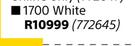 1700 White Seamless Melissa Freestanding Bath