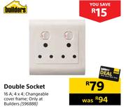 Builders Double Socket