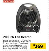 Goldair 2000W Fan Heater