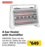 Goldair 4 Bar Heater With Humidifier