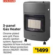 Goldair 3 Panel Gas Heater