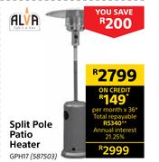 Alva Split Pole Patio Heater GPH17