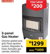 Goldair 3 Panel Gas Heater