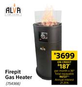 Alva Firepit Gas Heater