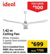 Ideal 1.42m Ceiling Fan