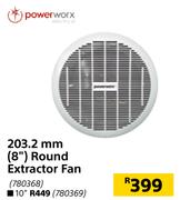 Power Worx 203.2mm (8") Round Extractor Fan