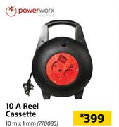 Power Worx 10A Reel Cassette 10m x 1mm