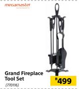 Megamaster Grand Fireplace Tool Set