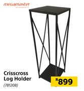 Megamaster Criss Cross Log Holder