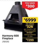 Harmony 600 Fireplace
