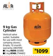 Alva 9Kg Gas Cylinder