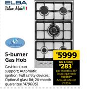 Elba 5 Burner Gas Hob