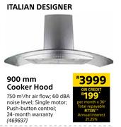 Italian Designer 900mm Cooker Hood