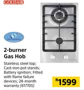 Goldair 2 Burner Gas Hob
