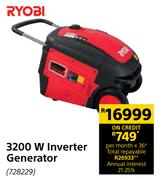 Ryobi 3200W Inverter Generator