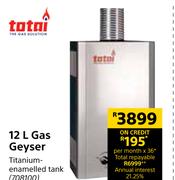 Totai L Gas Geyser