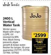 JoJO Tanks 2400L Vertical Water Tank