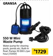 Gransa 550W Mini Waste Pump