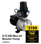 0.75 KW Max Jet Booster Pump
