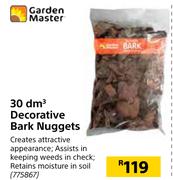 Garden Master 30 dm3 Decorative Bark Nuggets