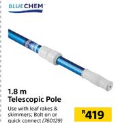 Blue Chem 1.8m Telescopic Pole