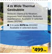 3m Wide Thermal Geobubble