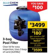 Blue Chem 3 Bag Pool Filter