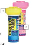 Pool Brite Month Mate Pink Floater Head-1.5Kg Each