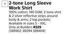 Beck 2 Tone Long Sleeve Work Shirt