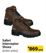 Safari Interceptor Shoes-Per Pair