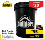 Builders Empty Paint Bucket-20L
