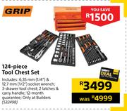 Grip 124 Piece Tool Chest Set