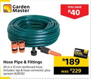 Garden Master Hose Pipe & Fittings