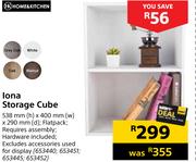 Home & Kitchen Iona Storage Cube-538mm (h) x 400mm (w) x 290mm (d)