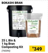 Bokashi Bran 25L Bin & 1Kg Bran Composting Kit