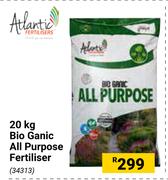 Atlantic Fertilisers Bio Ganic All Purpose Fertiliser-20Kg
